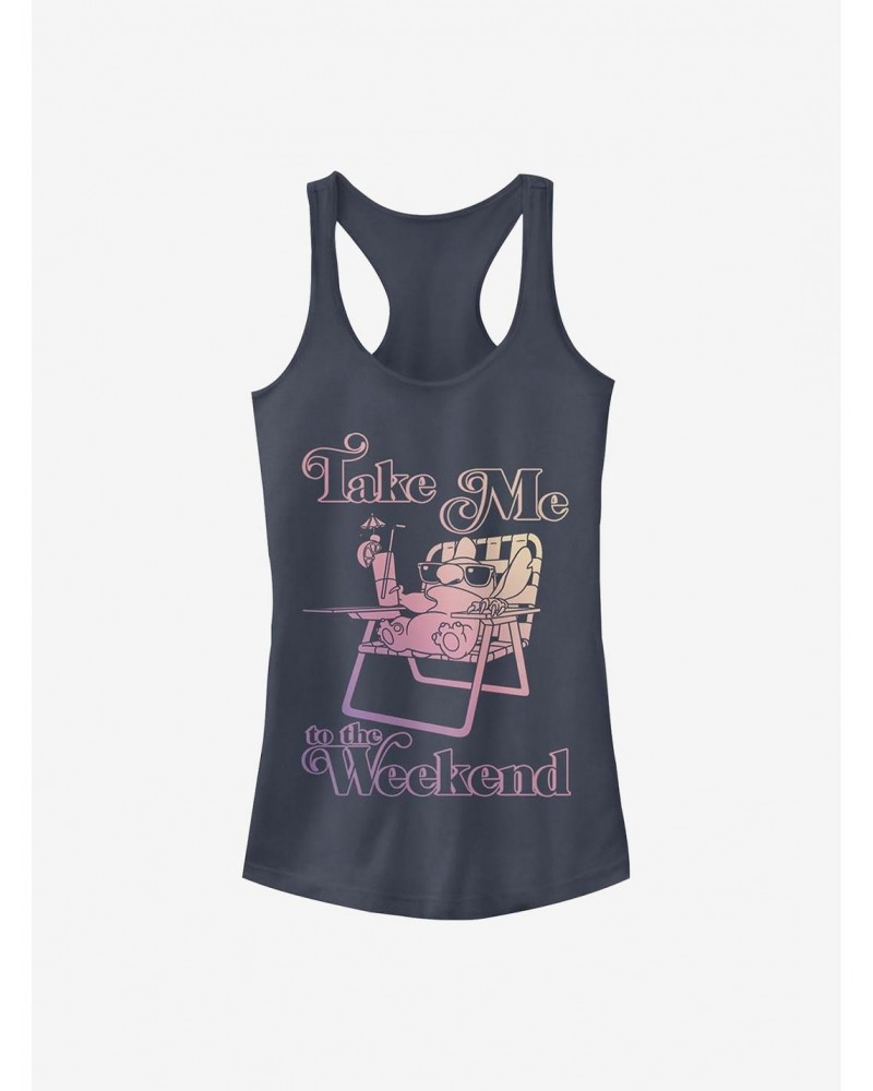 Disney Lilo & Stitch Weekend Stitch Girls Tank $8.47 Tanks