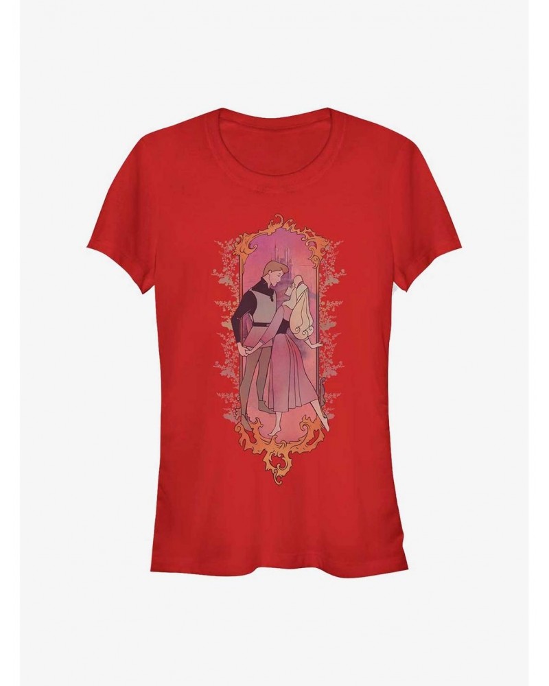 Disney Sleeping Beauty Aurora And Philip Girls T-Shirt $10.96 T-Shirts