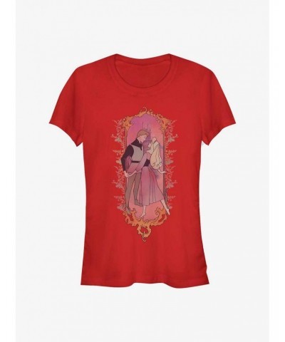 Disney Sleeping Beauty Aurora And Philip Girls T-Shirt $10.96 T-Shirts