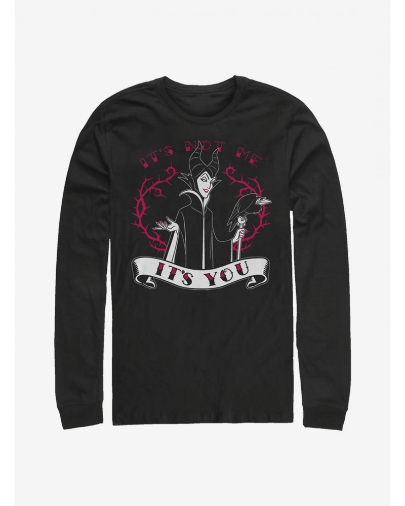 Disney Sleeping Beauty Maleficent It's You Long-Sleeve T-Shirt $14.81 T-Shirts