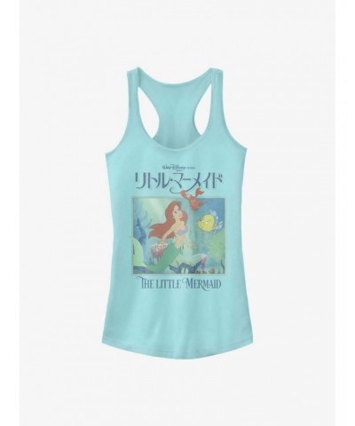 Disney The Little Mermaid In Japanese Poster Girls Tank $8.22 Tanks