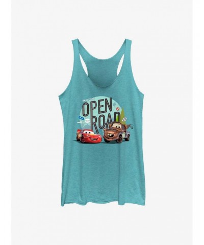 Cars Take The Open Road Girls Raw Edge Tank $10.88 Tanks