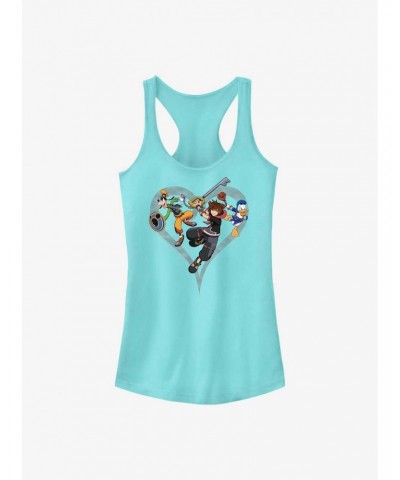 Disney Kingdom Hearts Sora Goofy Donald Girls Tank $7.72 Tanks