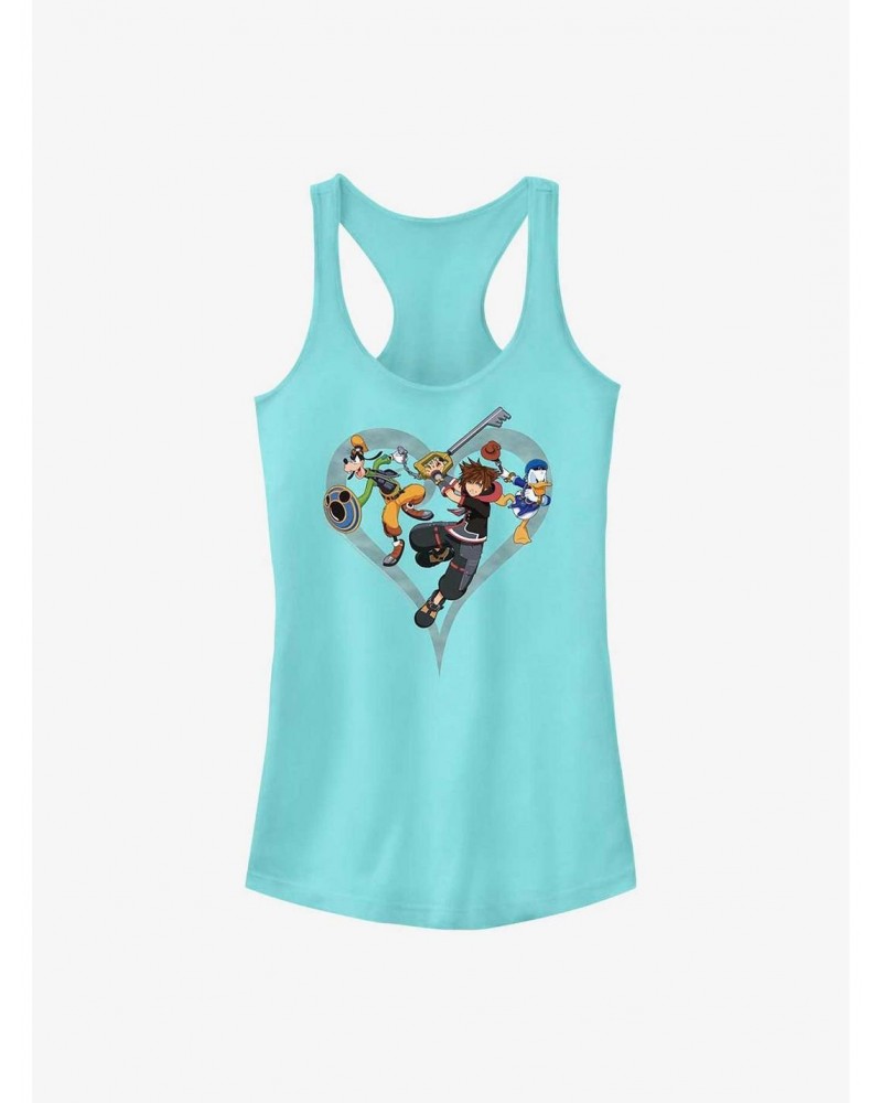 Disney Kingdom Hearts Sora Goofy Donald Girls Tank $7.72 Tanks