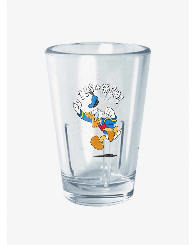 Disney Mickey Mouse Donald Mad Mini Glass $5.42 Glasses