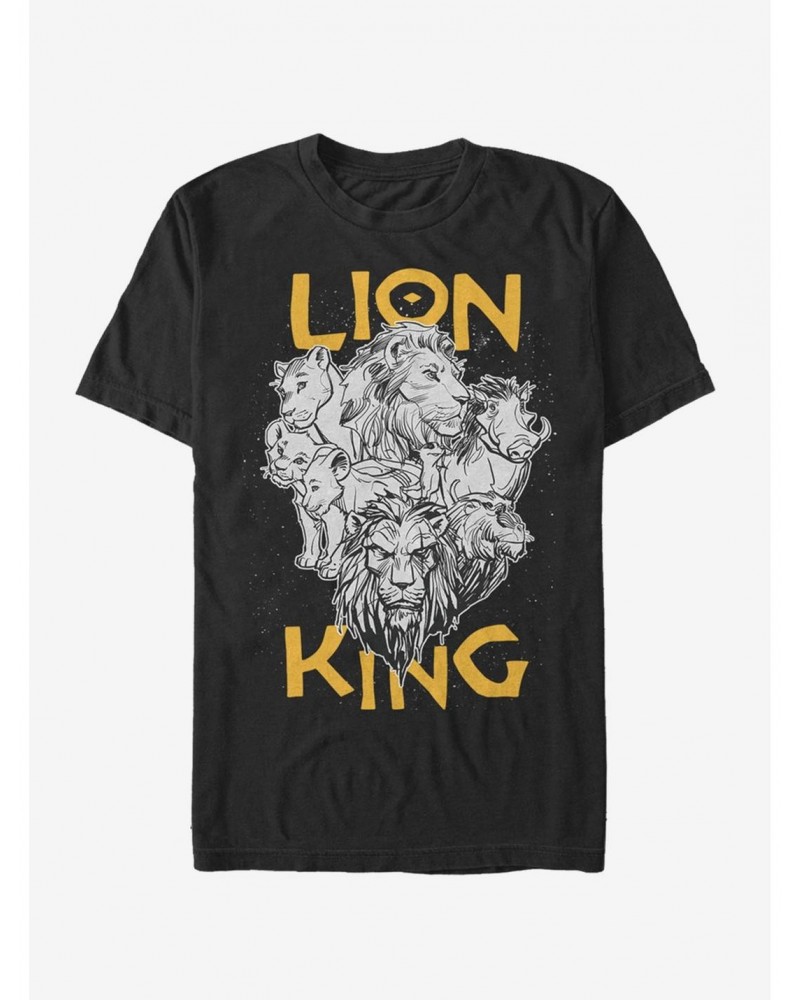 Disney The Lion King 2019 Cast Photo T-Shirt $8.37 T-Shirts