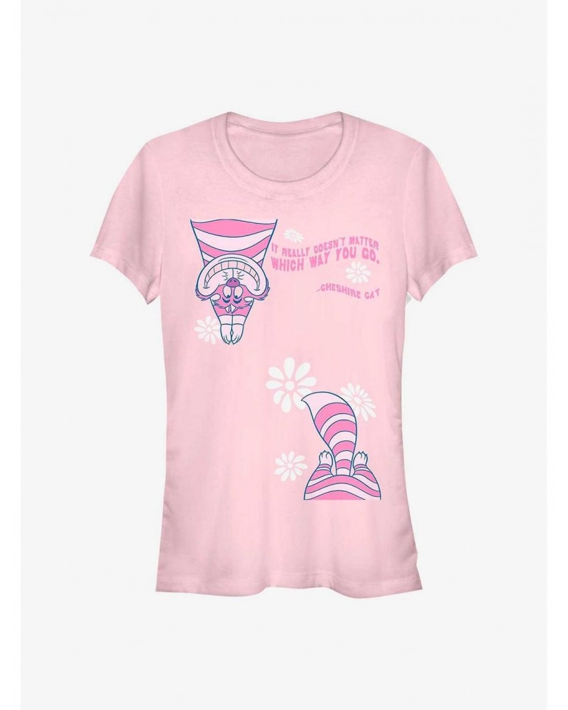 Disney Alice In Wonderland Cheshire Split Girls T-Shirt $9.71 T-Shirts
