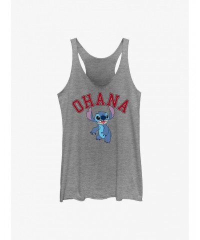 Disney Lilo & Stitch Ohana Collegiate Girls Tank $11.91 Tanks