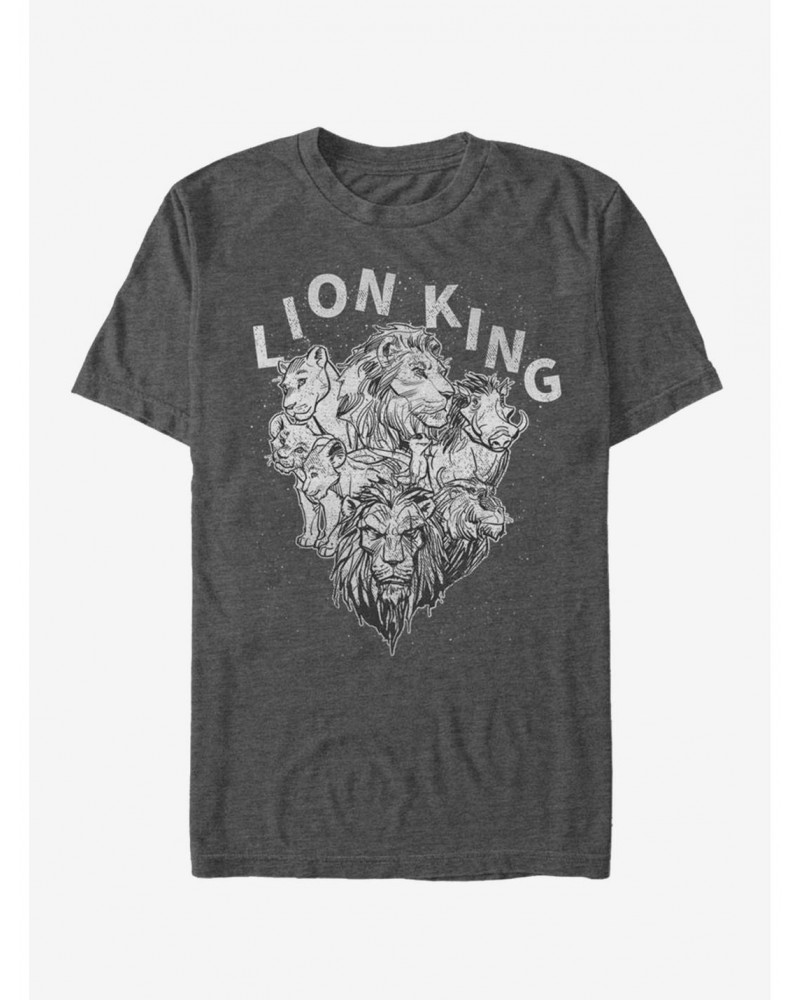 Disney The Lion King Heads Off T-Shirt $7.65 T-Shirts