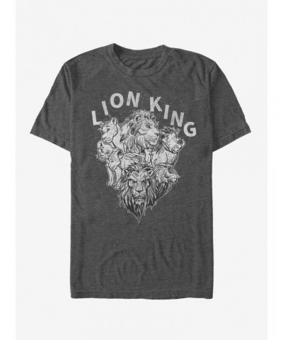 Disney The Lion King Heads Off T-Shirt $7.65 T-Shirts