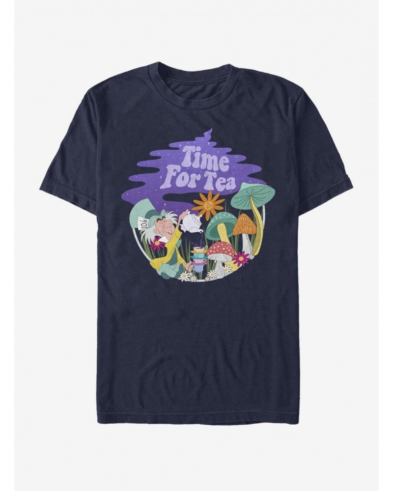 Disney Alice In Wonderland Tea Time Filled T-Shirt $9.32 T-Shirts