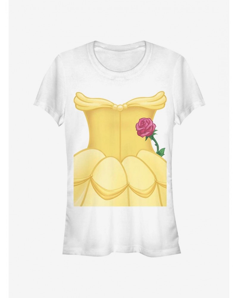Disney Beauty and The Beast Belle Faux Costume Girls T-Shirt $11.70 T-Shirts