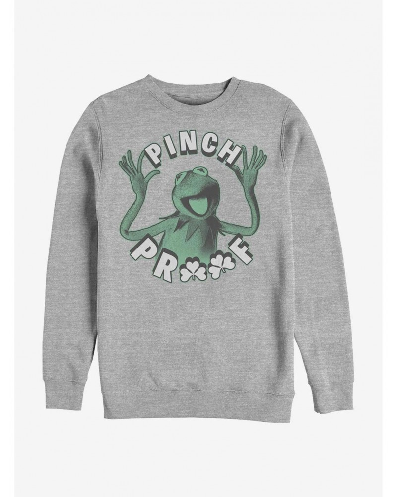 Disney The Muppets Pinch Proof Kermit Crew Sweatshirt $14.02 Sweatshirts