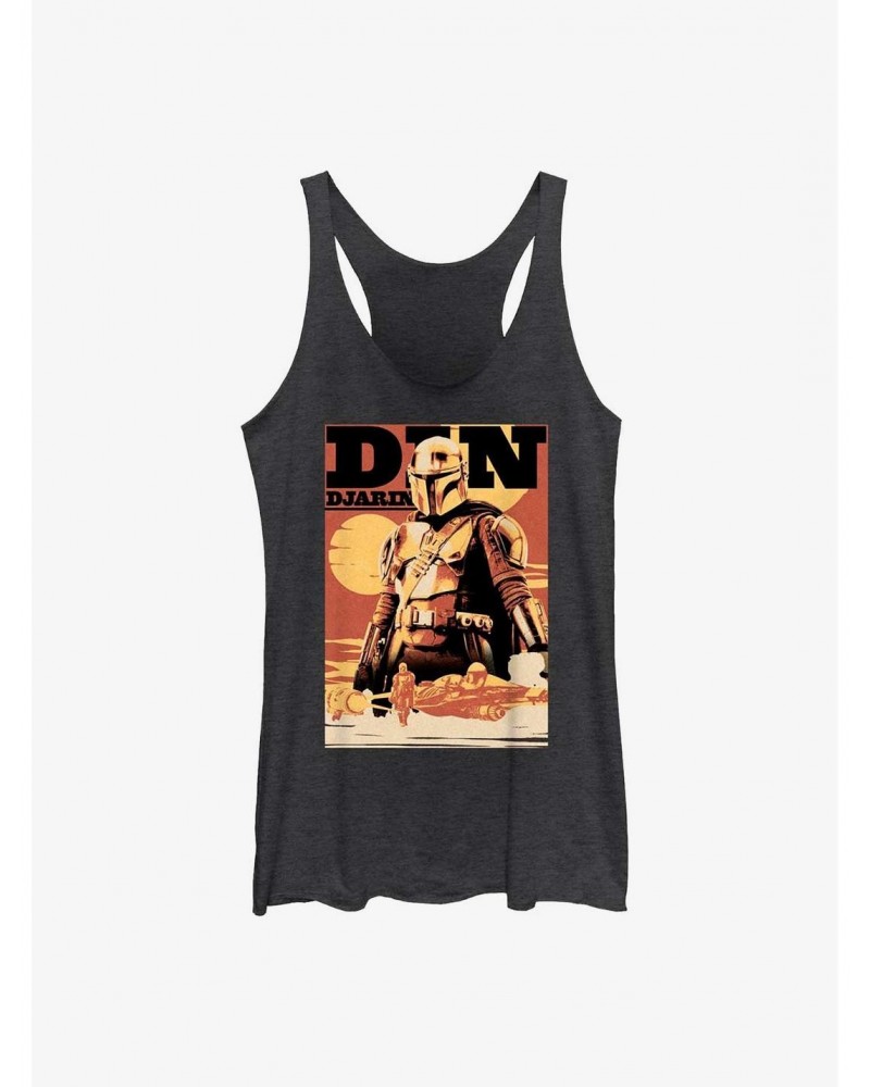 Star Wars The Book Of Boba Fett Din Djarin The Mandalorian Girls Tank Top $8.55 Tops