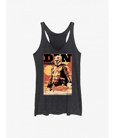 Star Wars The Book Of Boba Fett Din Djarin The Mandalorian Girls Tank Top $8.55 Tops