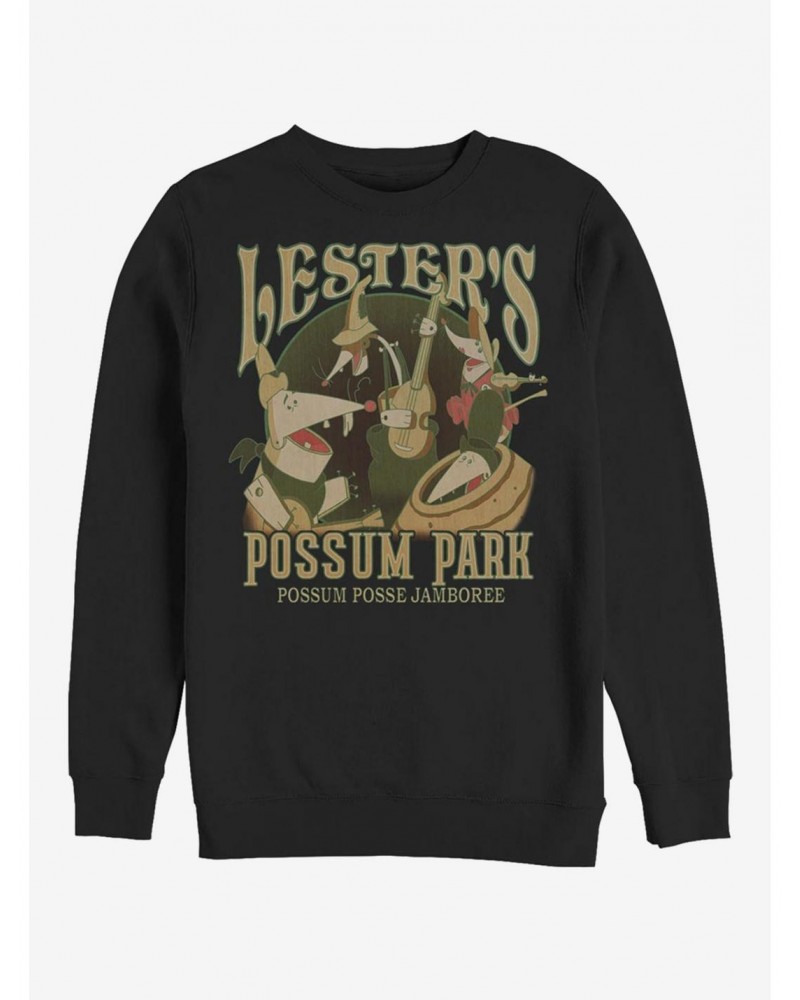 Disney A Goofy Movie Lesters Possum Park Crew Sweatshirt $12.18 Sweatshirts