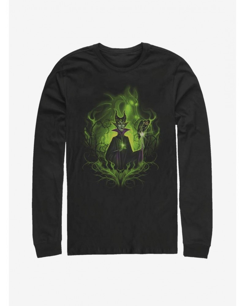 Disney Villains Maleficent Dark Fairy Long-Sleeve T-Shirt $10.86 T-Shirts