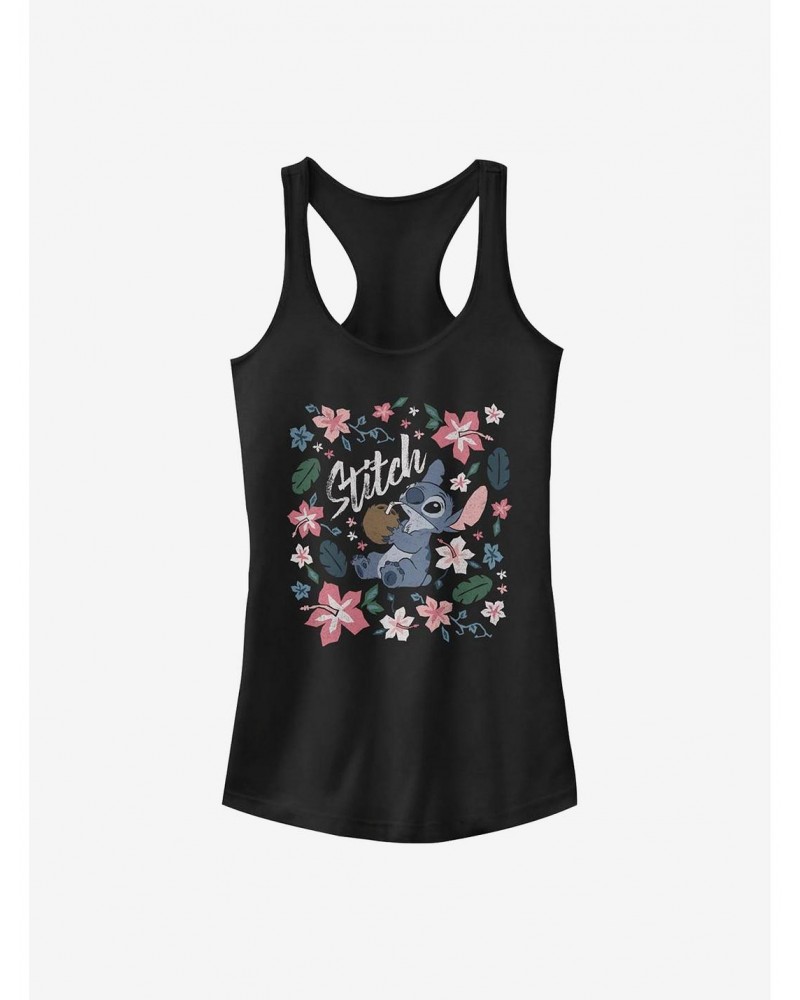 Disney Lilo & Stitch Tropical Stitch Girls Tank $8.72 Tanks