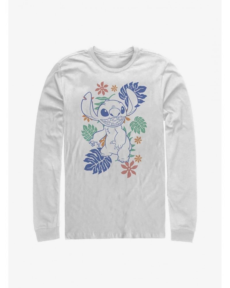 Disney Lilo & Stitch Tropical Stitch Long-Sleeve T-Shirt $14.48 T-Shirts