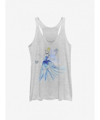 Disney Cinderella Classic Cinderella Watercolor Girls Tank $11.91 Tanks