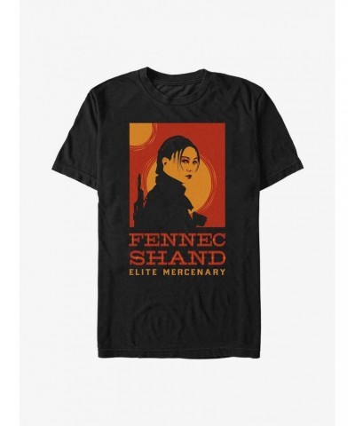 Star Wars The Book Of Boba Fett Fennec Shand Poster T-Shirt $10.28 T-Shirts