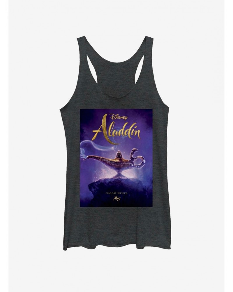 Disney Aladdin 2019 Aladdin Live Action Cover Girls Tank $11.40 Tanks