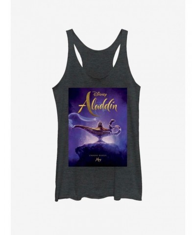 Disney Aladdin 2019 Aladdin Live Action Cover Girls Tank $11.40 Tanks